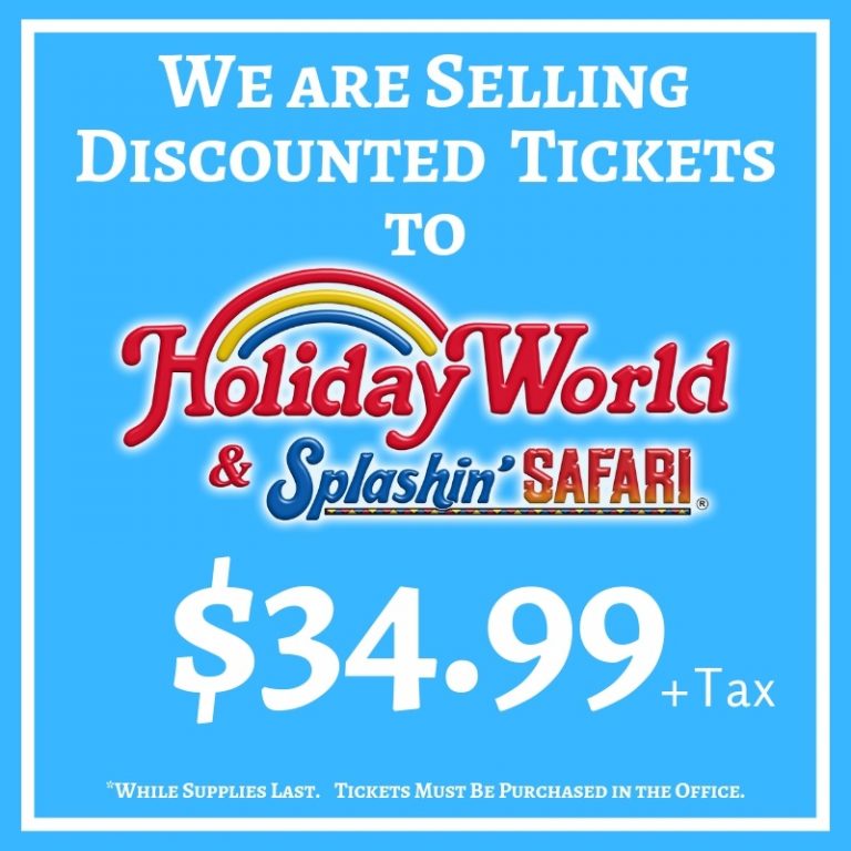 Discounted Holiday World Tickets Available Indiana Connection