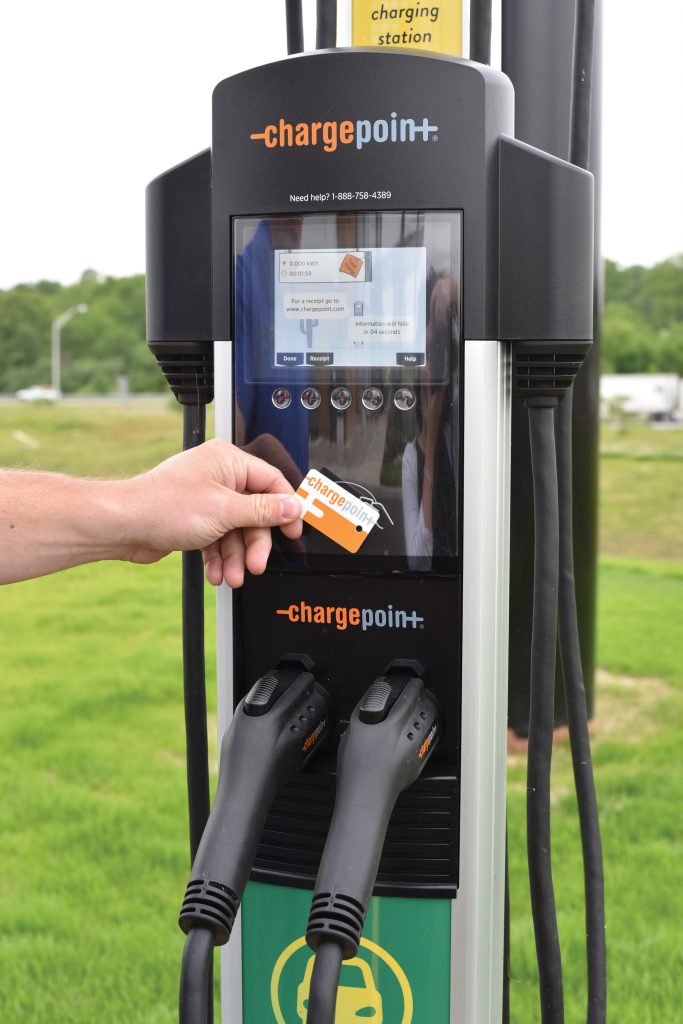 New electric vehicle charging station Indiana Connection