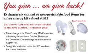 Clark County REMC energy kit promo ad