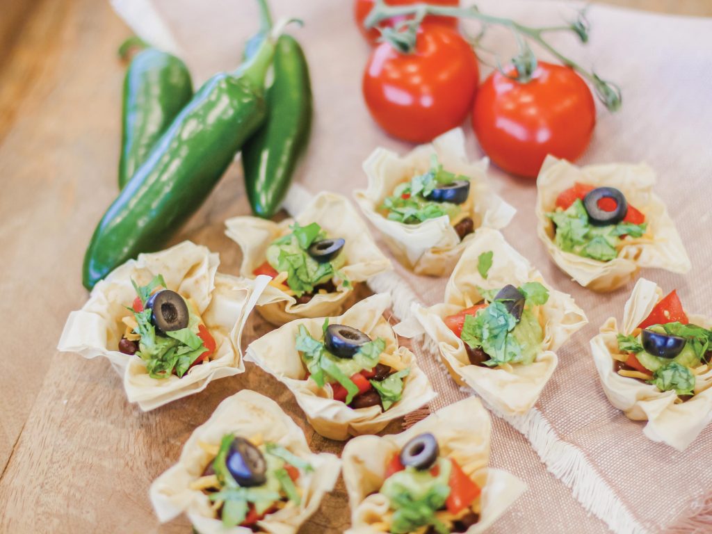 Black Bean Taco Cups