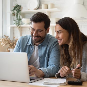 Couple Paying Bills