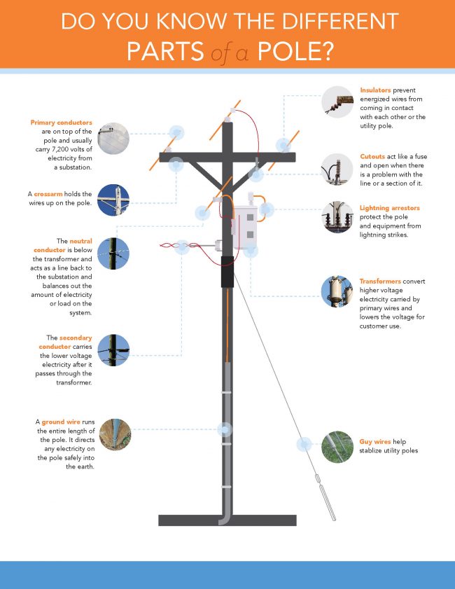 Do you know the different parts of a pole? Indiana Connection