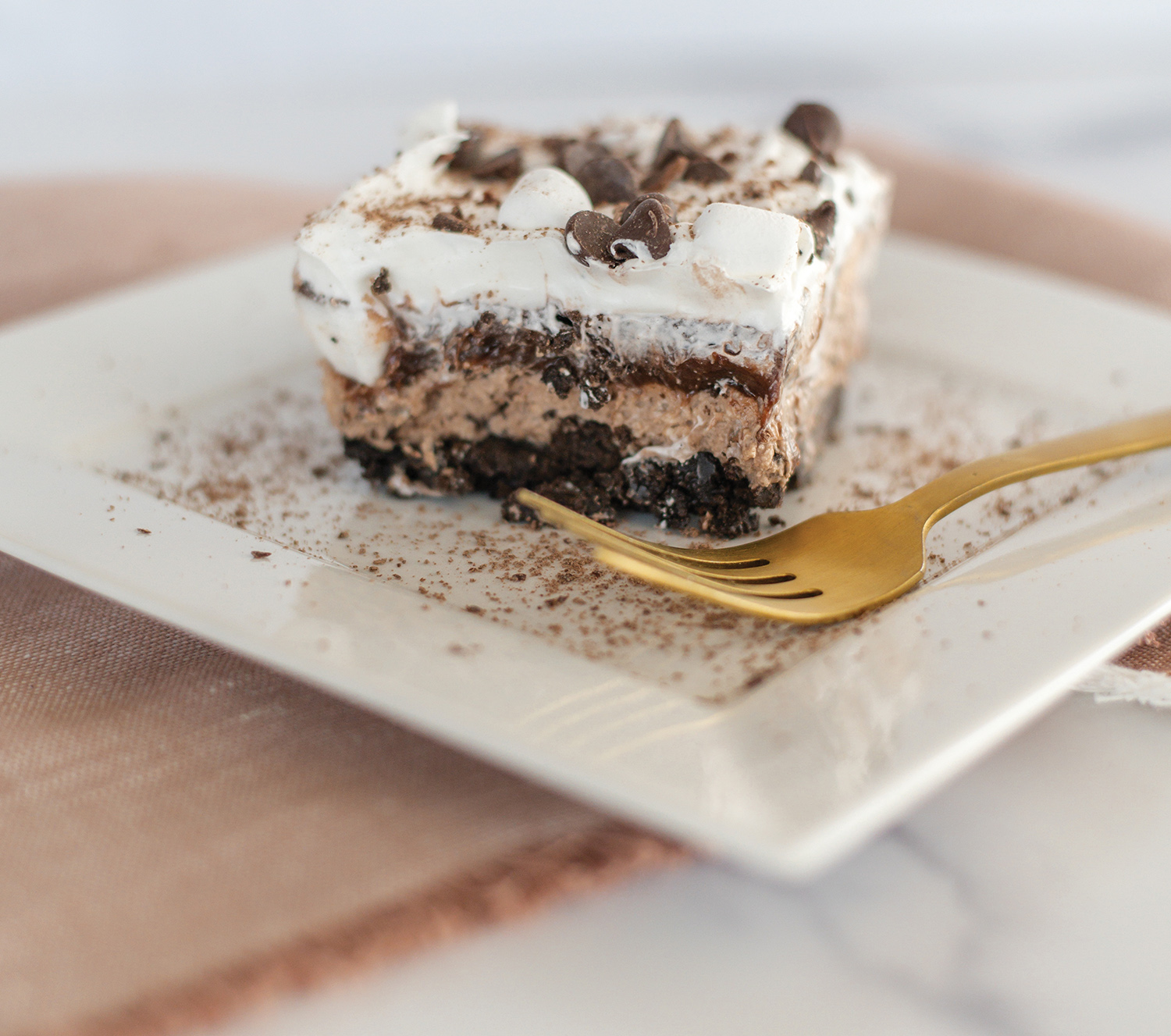 Hot Chocolate Lasagna