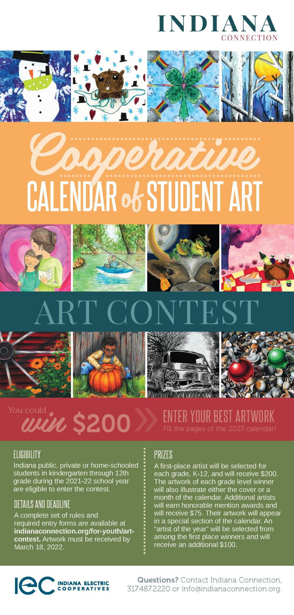 Apply for our Cooperative Calendar of Student Art Contest - Indiana ...