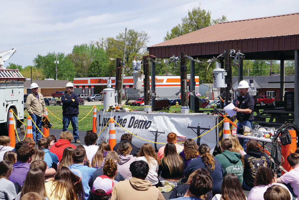 Sullivan H.S. Live Line Demo