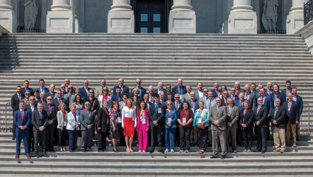 Leaders from Indiana’s electric cooperatives attended the annual NRECA Legislative Conference.