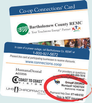 Co-op Connections Card