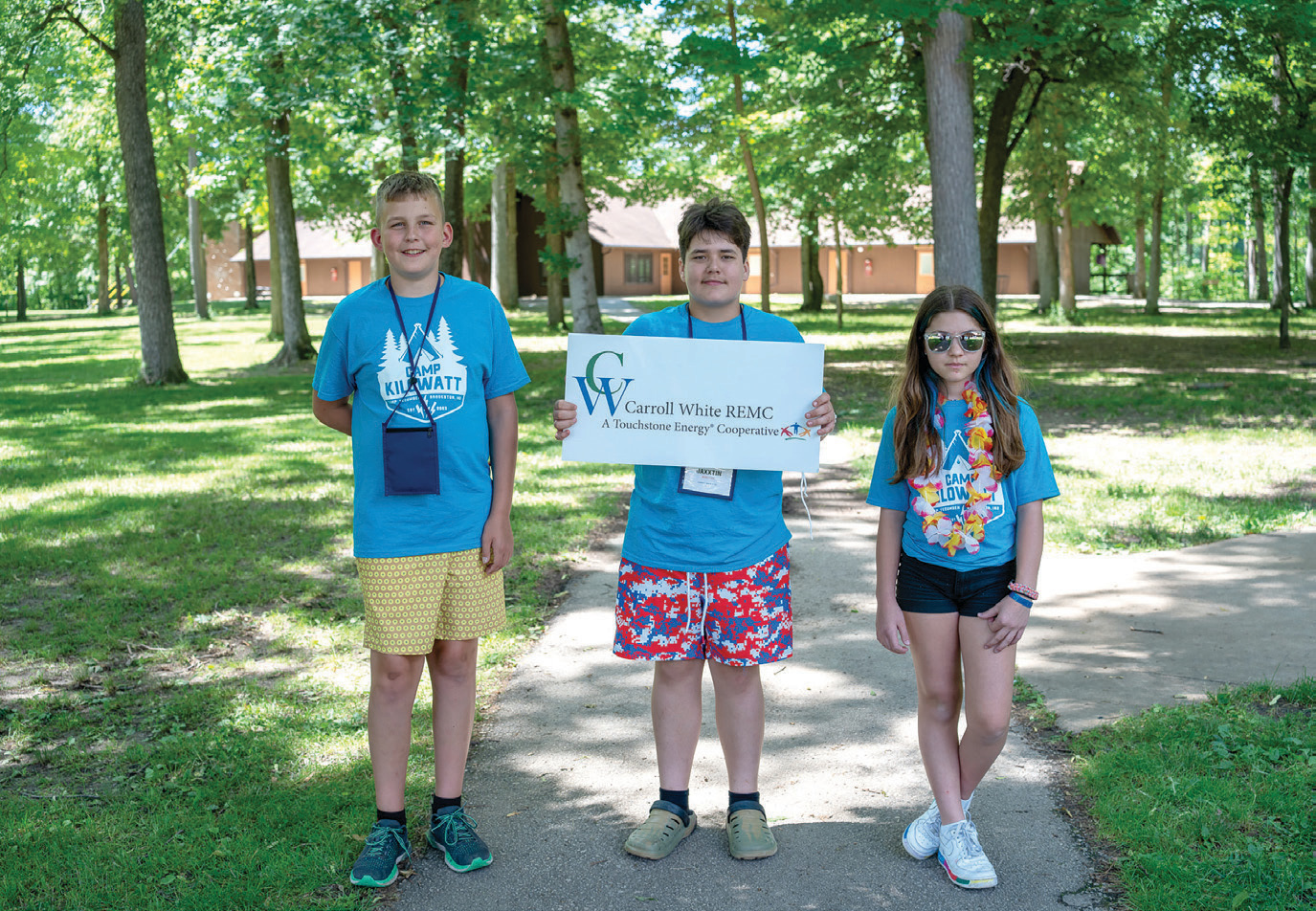 From left: Jackson Marlatt, Jaxxtin Wireman, and Auralicea Shuey