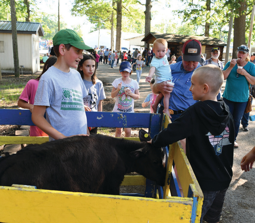 Central Noble FFA provided an animal petting farm at the Member Appreciation Event.