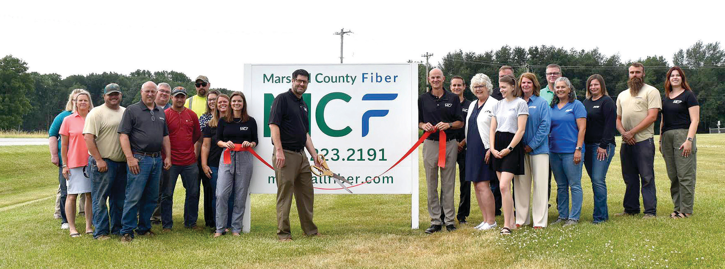 Marshall County Fiber Ribbon Cutting