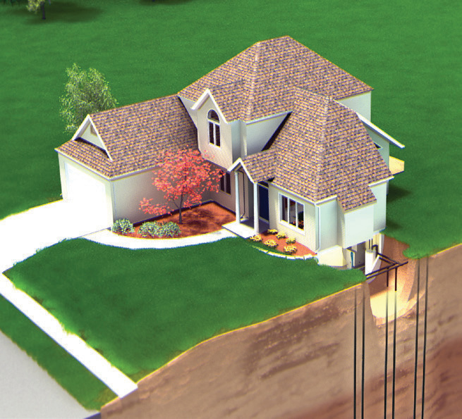 Geothermal heat pumps transfer heat from the ground to your home and can reduce home energy use by 70 to 80%.