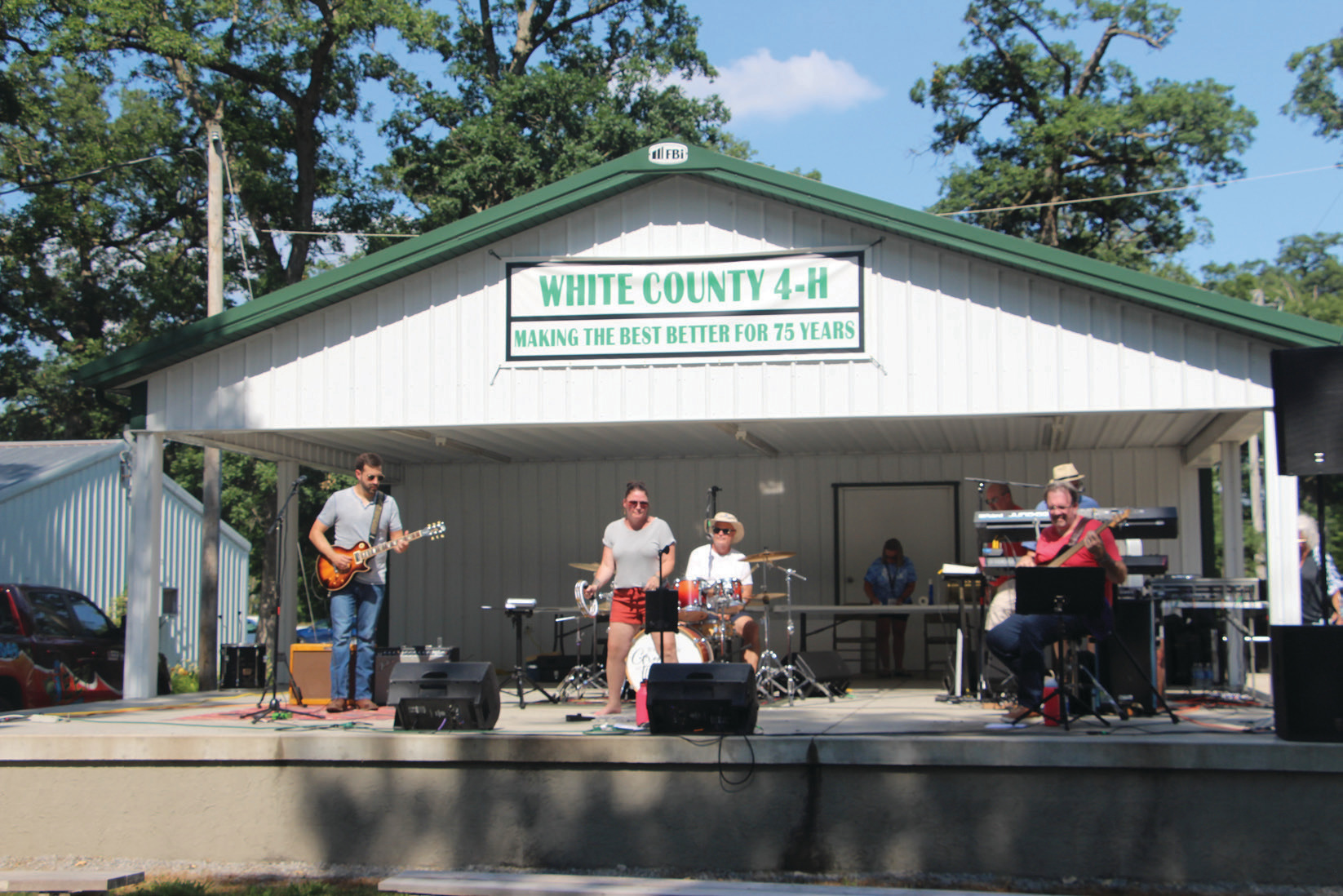 Group Therapy provided music for the Annual Meeting.