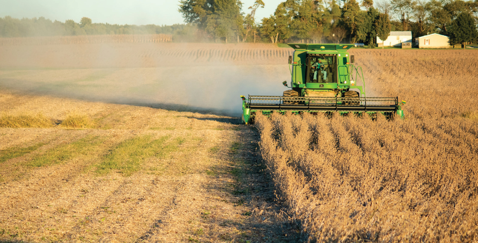 Combine harvesting