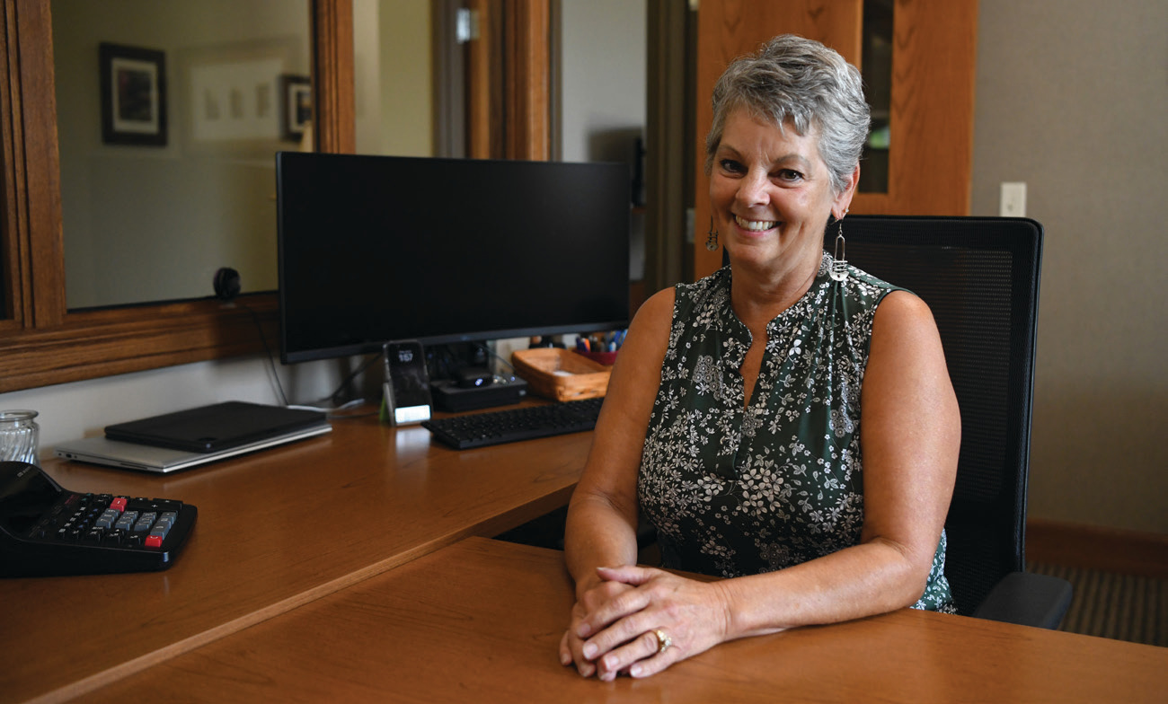 Sarah Dreibelbis, manager of IT, billing and member relations, will celebrate 37 years at Noble REMC in November.