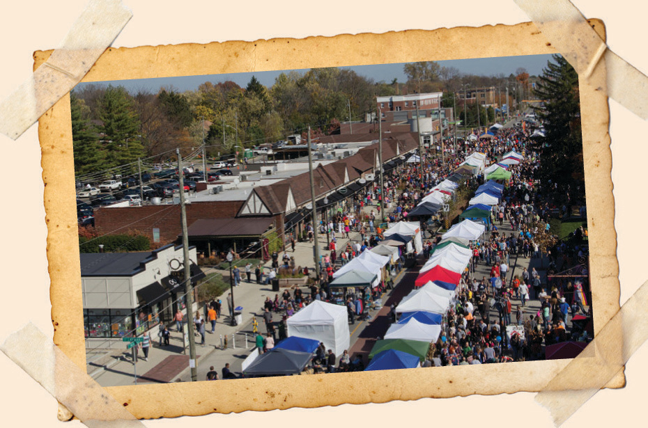 Booths at Irvington Halloween Festival