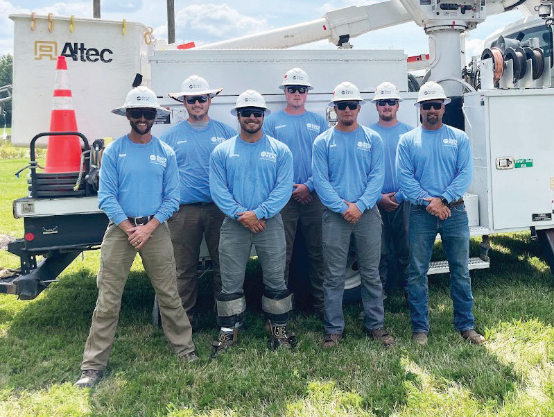 Boone REMC lineman rodeo participants