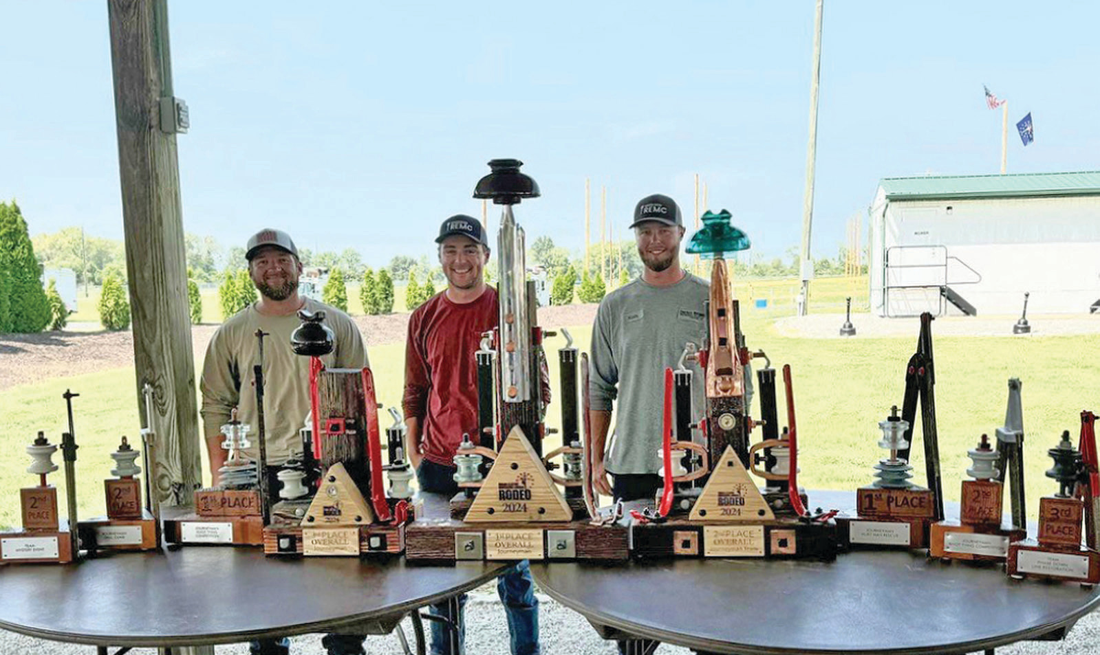 Harrison REMC Lineman at rodeo