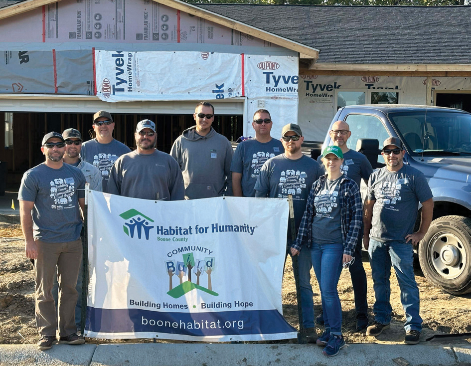 Boone REMC at Habitat for Humanity