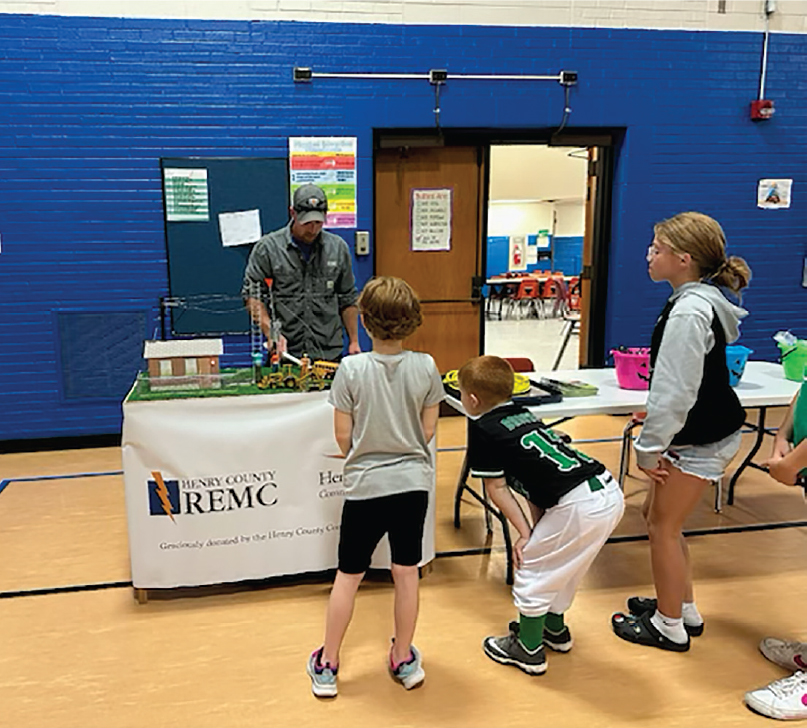 HCREMC also attended Wilbur Wright Elementary’s Family Night to teach electrical safety to the students and their families.