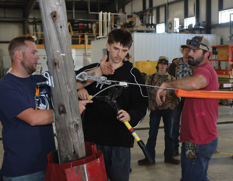 Students learn at KV Trades Camp